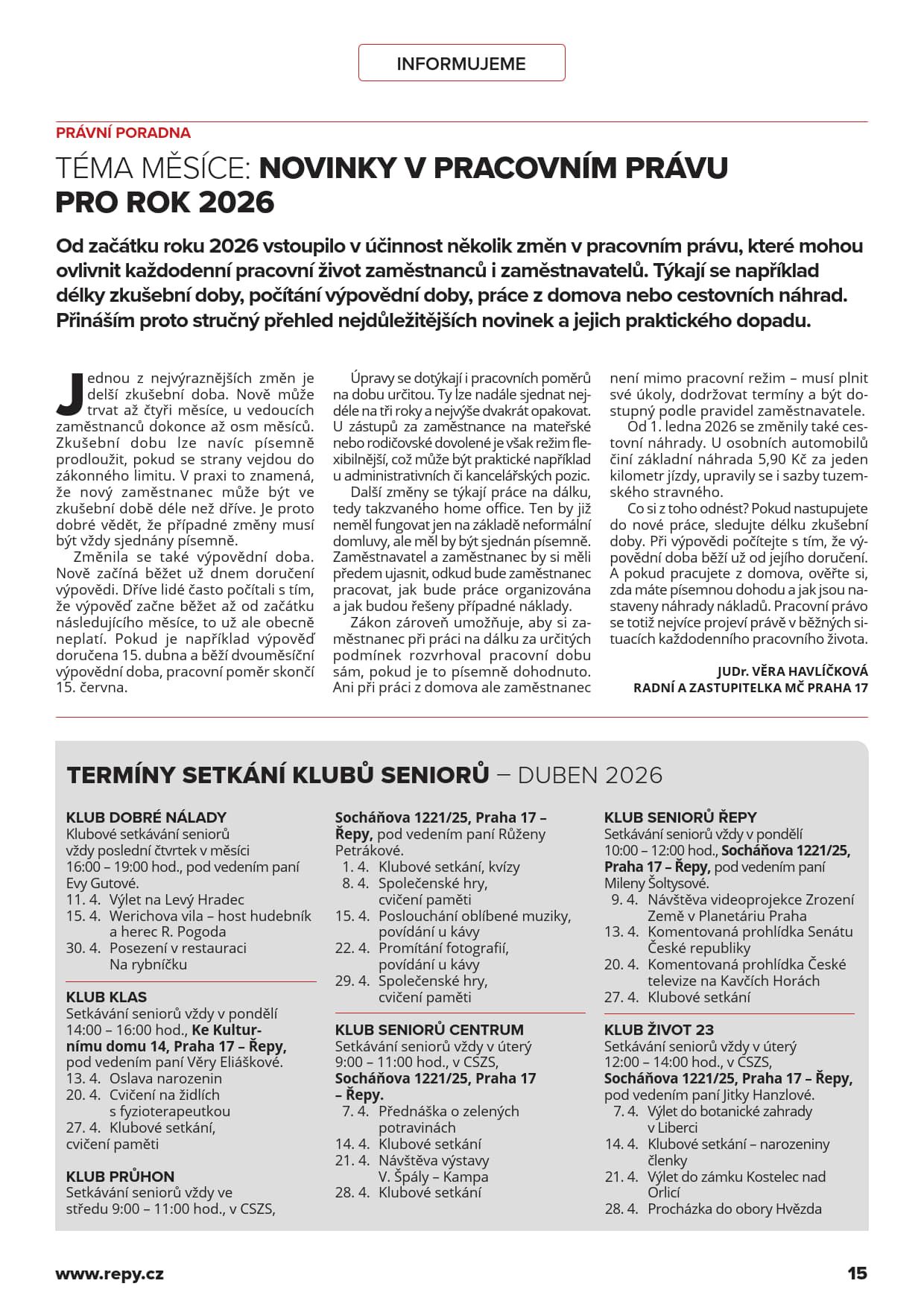 Řepská 17 - strana 15