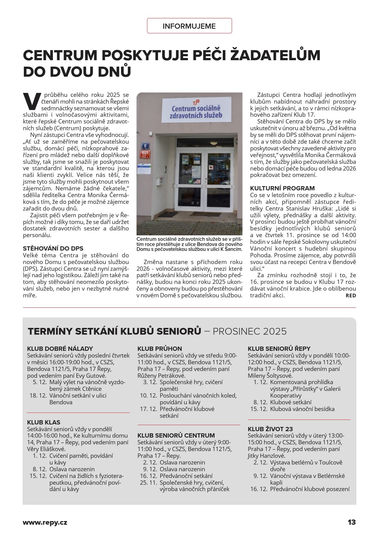 Řepská 17 - strana 13