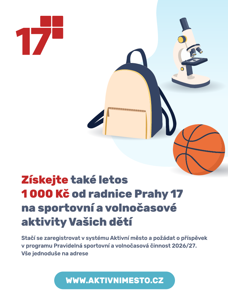 Aktivní město - sportovní a volnočasové aktivity dětí 2026/2027