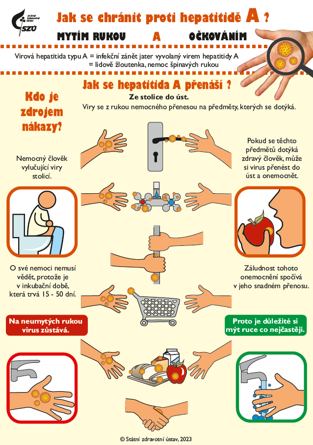 Leták, jak se chránit proti žloutence A