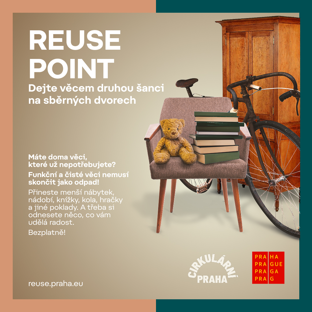 Reuse point. Darujte i získejte věci zdarma