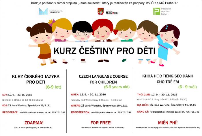 Kurz češtiny pro děti