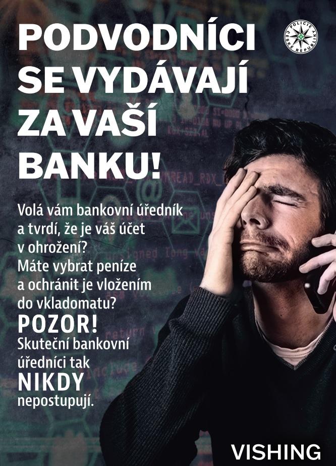 Podovodníci se vydávají za vaší banku