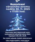 ROZSVÍCENÍ VÁNOČNÍHO STROMU