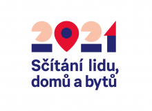 Logo - Sčítání lidu, domů a bytů 2021