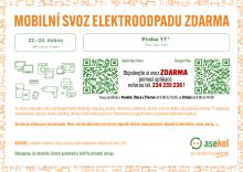 Mobilní svozy odpadních elektrozařízení