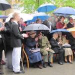 Odhalení pomníku na počest genpor. Fr. Peřiny