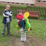 Otevření dětského hřiště Mrkvičkova a přivítání prvňáčků ZŠ Laudova