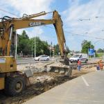 Z rekonstrukce tramvajové trati: červen až září 2010