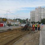 Z rekonstrukce tramvajové trati: červen až září 2010