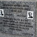 Odhalení památníku odbojářům na Bílé Hoře